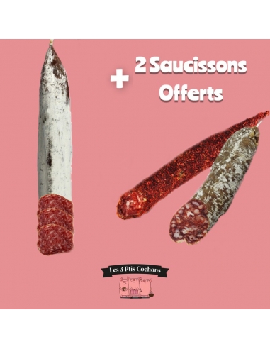 Pur Porc Paysan + 2 Saucissons Offerts - Les 3 ptis cochons - Strasbourg