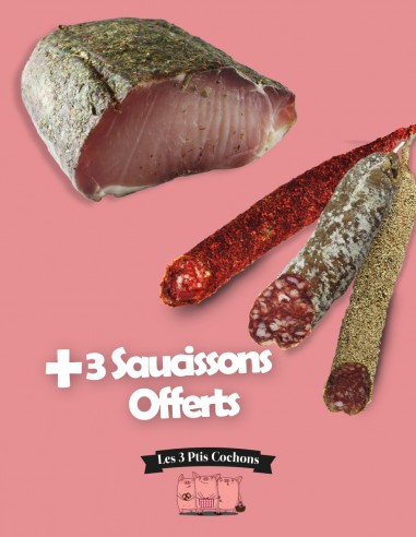 Filet Mignon Herbes + 3 Saucissons Offerts
