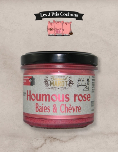 HOUMOUS Rose au Chèvre & Baies - Les 3 ptis cochons